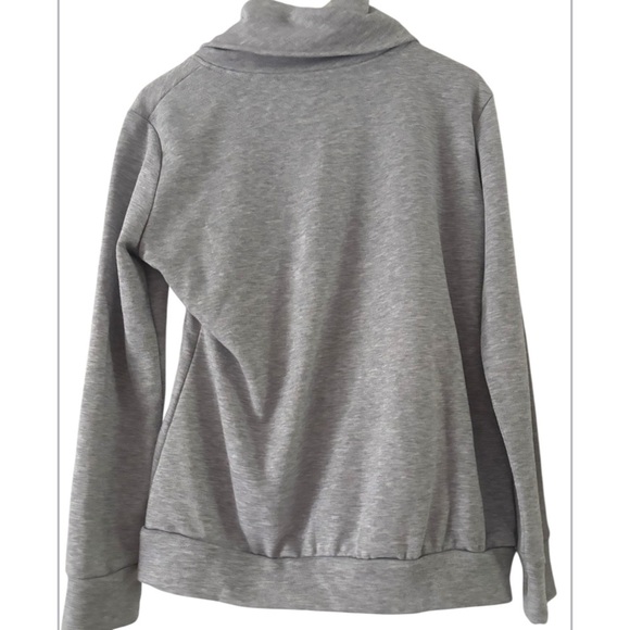 Multi Zip Sweatshirt EUC - Picture 2 of 3